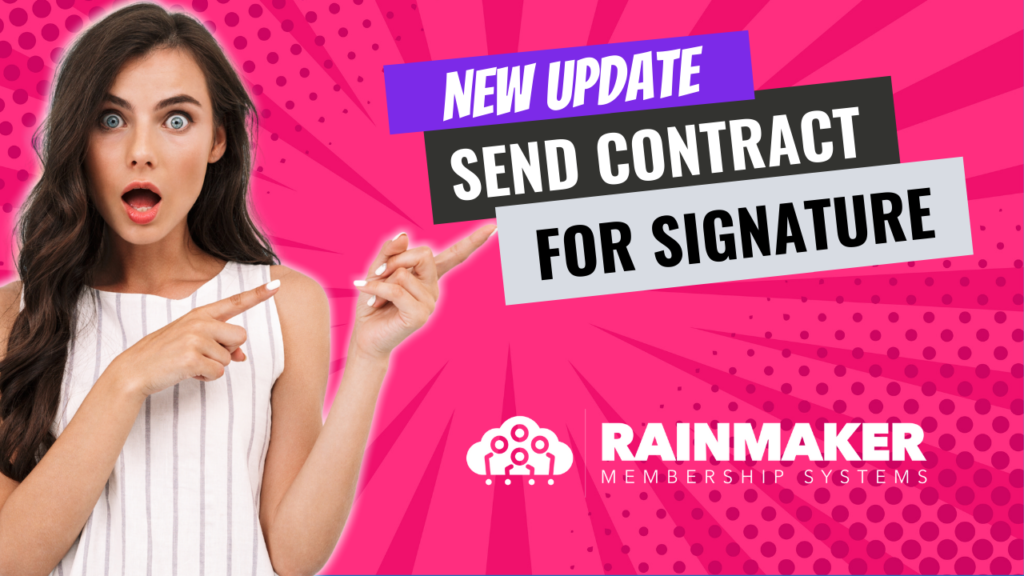 New Update - Send Contract for Signature