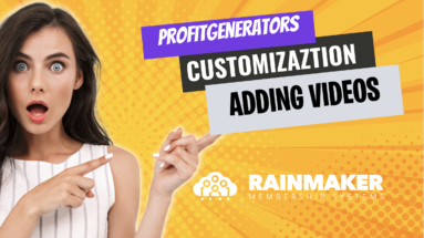 How to Add a Video to ProfitGenerators